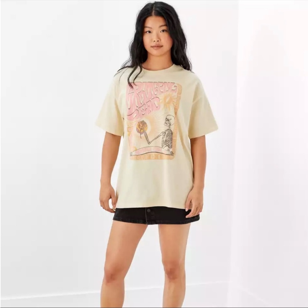 american eagle grateful dead oversized tee